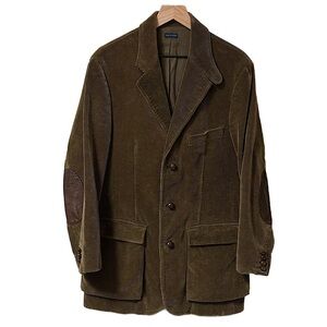 Polo by Ralph Lauren Olive Green Corduroy Men's Blazer